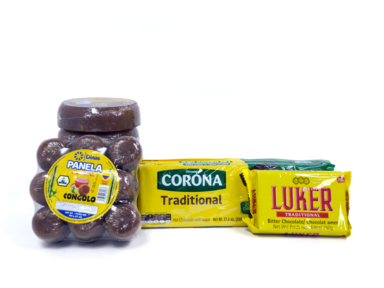 Panela, Chocolate Corona, Chocolate Luker