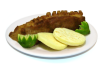 Chicharron con Arepa