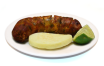 Chorizo con Arepa